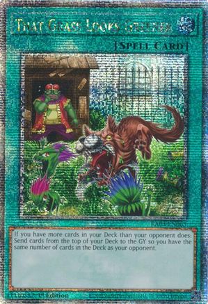 Image of That Grass Looks Greener (Quarter Century Secret Rare) [RA03-EN063] Quarter Century Secret Rare