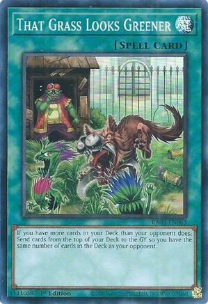 Image of That Grass Looks Greener [RA03-EN063] Super Rare