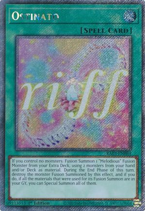 Image of Ostinato (Platinum Secret Rare) [RA03-EN064] Platinum Secret Rare