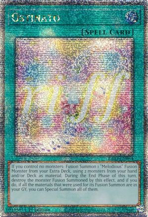 Image of Ostinato (Quarter Century Secret Rare) [RA03-EN064] Quarter Century Secret Rare