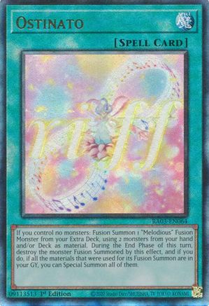 Image of Ostinato (UTR) [RA03-EN064] Prismatic Ultimate Rare