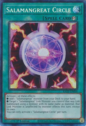 Image of Salamangreat Circle (CR) [RA03-EN066] Prismatic Collector's Rare