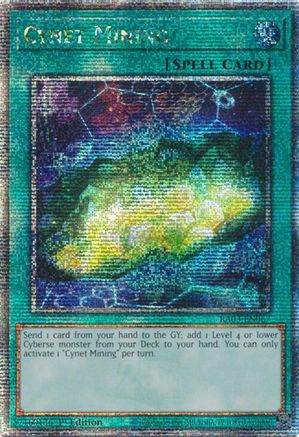 Image of Cynet Mining (Quarter Century Secret Rare) [RA03-EN067] Quarter Century Secret Rare