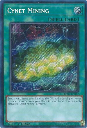 Image of Cynet Mining (Secret Rare) [RA03-EN067] Secret Rare