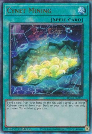 Image of Cynet Mining (UTR) [RA03-EN067] Prismatic Ultimate Rare