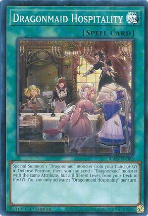 Image of Dragonmaid Hospitality [RA03-EN068] Super Rare