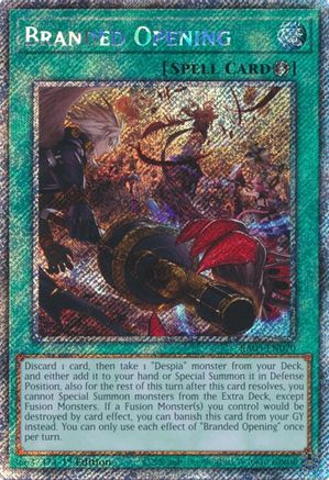 Image of Branded Opening (Platinum Secret Rare) [RA03-EN070] Platinum Secret Rare