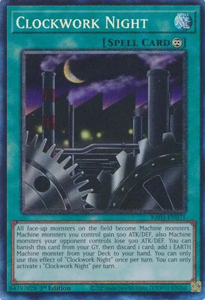 Image of Clockwork Night (CR) [RA03-EN071] Prismatic Collector's Rare