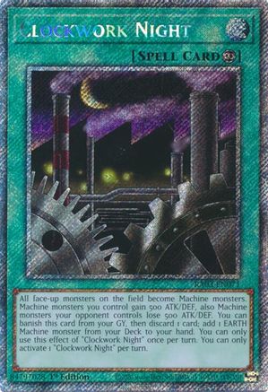 Image of Clockwork Night (Platinum Secret Rare) [RA03-EN071] Platinum Secret Rare