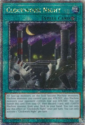 Image of Clockwork Night (Quarter Century Secret Rare) [RA03-EN071] Quarter Century Secret Rare