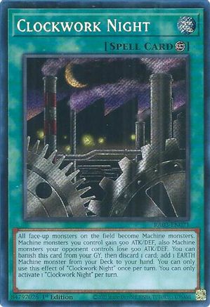 Image of Clockwork Night (Secret Rare) [RA03-EN071] Secret Rare