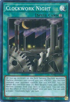 Image of Clockwork Night [RA03-EN071] Super Rare