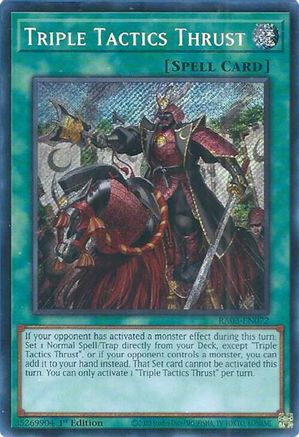 Image of Triple Tactics Thrust (Secret Rare) [RA03-EN072] Secret Rare