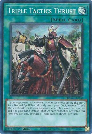 Image of Triple Tactics Thrust [RA03-EN072] Super Rare