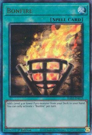 Image of Bonfire (UTR) [RA03-EN073] Prismatic Ultimate Rare