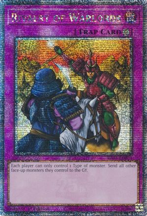 Image of Rivalry of Warlords (Quarter Century Secret Rare) [RA03-EN075] Quarter Century Secret Rare
