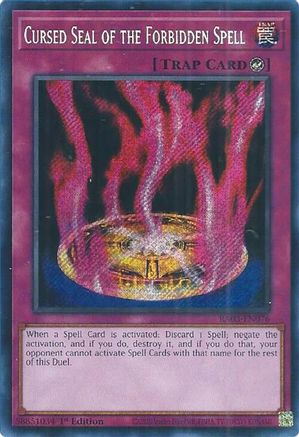 Image of Cursed Seal of the Forbidden Spell (Secret Rare) [RA03-EN076] Secret Rare