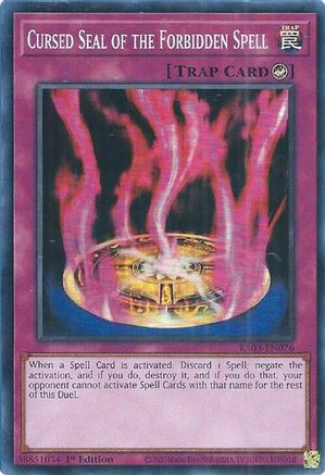 Image of Cursed Seal of the Forbidden Spell [RA03-EN076] Super Rare