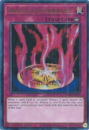 Image of Cursed Seal of the Forbidden Spell (UR) [RA03-EN076] Ultra Rare
