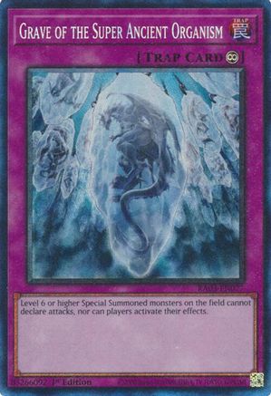 Image of Grave of the Super Ancient Organism (CR) [RA03-EN077] Prismatic Collector's Rare