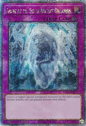 Image of Grave of the Super Ancient Organism (Quarter Century Secret Rare) [RA03-EN077] Quarter Century Secret Rare