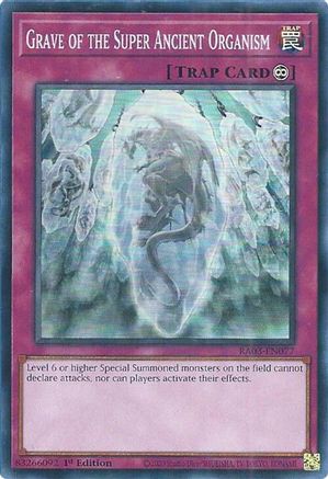 Image of Grave of the Super Ancient Organism [RA03-EN077] Super Rare