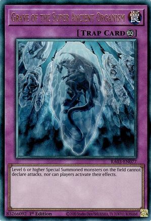 Image of Grave of the Super Ancient Organism (UTR) [RA03-EN077] Prismatic Ultimate Rare