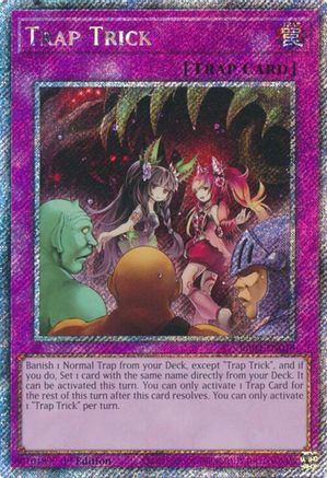 Image of Trap Trick (Platinum Secret Rare) [RA03-EN078] Platinum Secret Rare
