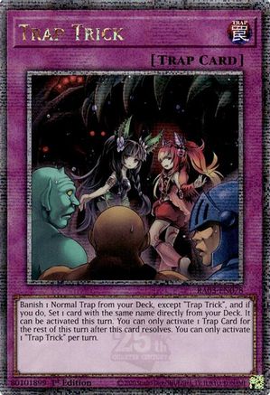 Image of Trap Trick (Quarter Century Secret Rare) [RA03-EN078] Quarter Century Secret Rare