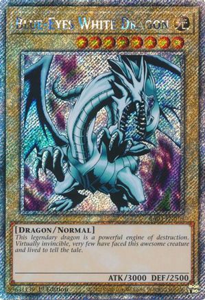 Image of Blue-Eyes White Dragon (Platinum Secret Rare) [RA03-EN079] Platinum Secret Rare
