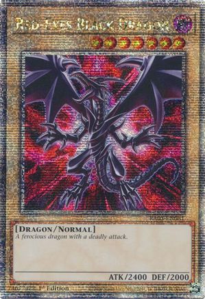 Image of Red-Eyes Black Dragon (Quarter Century Secret Rare) [RA03-EN081] Quarter Century Secret Rare