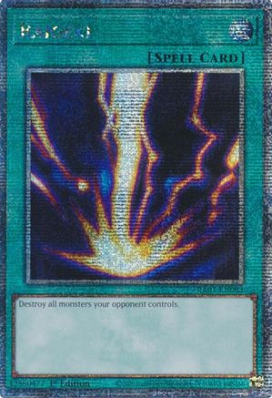 Image of Raigeki (Quarter Century Secret Rare) [RA03-EN083] Quarter Century Secret Rare