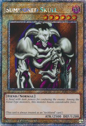 Image of Summoned Skull (Platinum Secret Rare) [RA03-EN086] Platinum Secret Rare