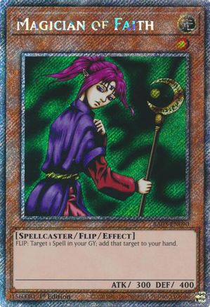 Image of Magician of Faith (Platinum Secret Rare) [RA03-EN090] Platinum Secret Rare