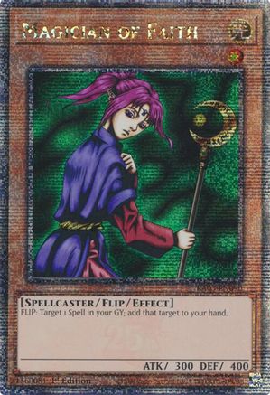 Image of Magician of Faith (Quarter Century Secret Rare) [RA03-EN090] Quarter Century Secret Rare