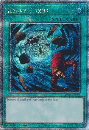 Image of Heavy Storm (Quarter Century Secret Rare) [RA03-EN092] Quarter Century Secret Rare