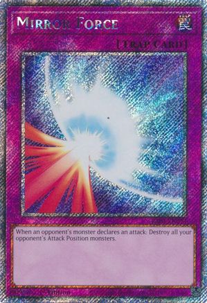 Image of Mirror Force (Platinum Secret Rare) [RA03-EN093] Platinum Secret Rare