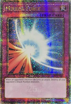 Image of Mirror Force (Quarter Century Secret Rare) [RA03-EN093] Quarter Century Secret Rare