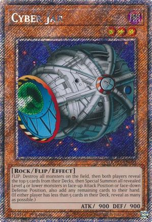 Image of Cyber Jar (Platinum Secret Rare) [RA03-EN095] Platinum Secret Rare