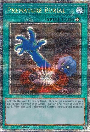 Image of Premature Burial (Quarter Century Secret Rare) [RA03-EN103] Quarter Century Secret Rare