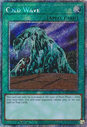 Image of Cold Wave (Platinum Secret Rare) [RA03-EN104] Platinum Secret Rare