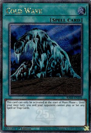 Image of Cold Wave (Quarter Century Secret Rare) [RA03-EN104] Quarter Century Secret Rare