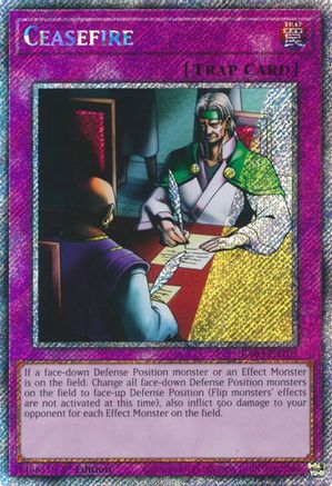 Image of Ceasefire (Platinum Secret Rare) [RA03-EN105] Platinum Secret Rare