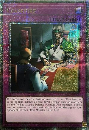 Image of Ceasefire (Quarter Century Secret Rare) [RA03-EN105] Quarter Century Secret Rare