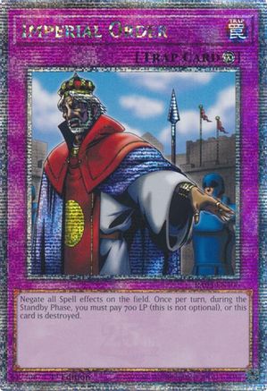 Image of Imperial Order (Quarter Century Secret Rare) [RA03-EN106] Quarter Century Secret Rare