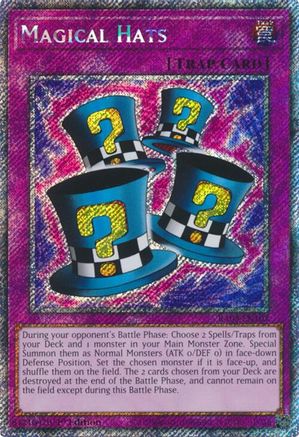 Image of Magical Hats (Platinum Secret Rare) [RA03-EN107] Platinum Secret Rare