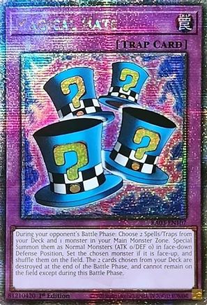 Image of Magical Hats (Quarter Century Secret Rare) [RA03-EN107] Quarter Century Secret Rare