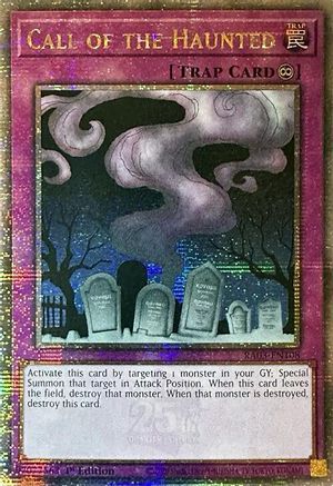 Image of Call of the Haunted (Quarter Century Secret Rare) [RA03-EN108] Quarter Century Secret Rare