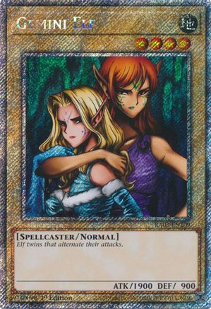 Image of Gemini Elf (Platinum Secret Rare) [RA03-EN109] Platinum Secret Rare