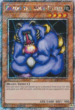 Image of Bazoo the Soul-Eater (Platinum Secret Rare) [RA03-EN111] Platinum Secret Rare